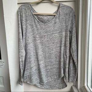 Grey long sleeve tee